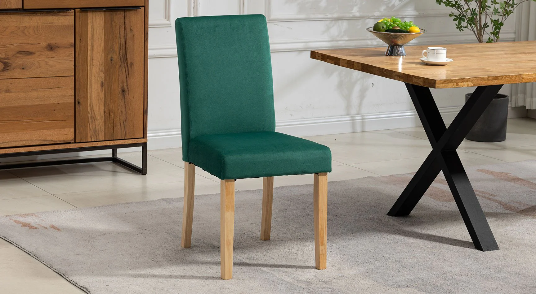 Maiolo Velvet Pair Of Dining Chairs - Image 4