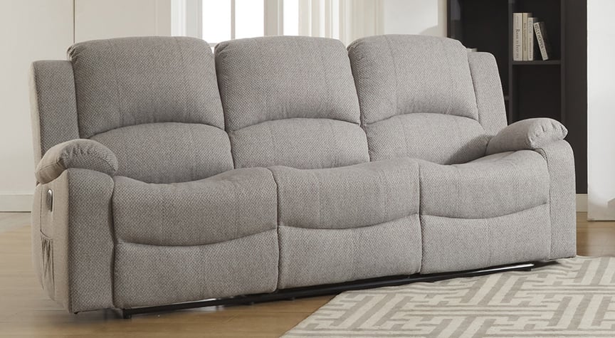 Penrose 3 Seat Electric Recliner Sofa - Image 3